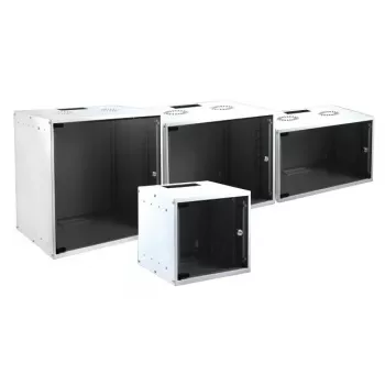 Naścienna szafa serwerowa/sieciowa EFB Elektronik WGB-1912WS.45 12U biała, maks. obciążenie 80 kg