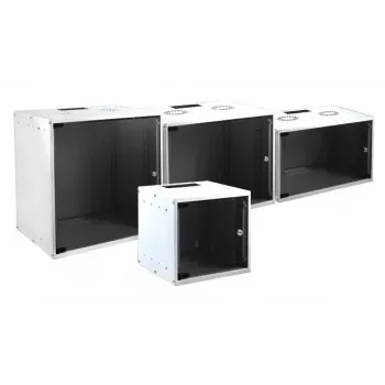 Szafa wisząca EFB Elektronik WGB-1915WS.45 — 15U, biała, maks. obciążenie 80 kg