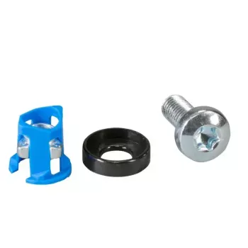 Podstawa do opasek zaciskowych EFB Elektronik 691104, nylon i stal, niebieska/srebrna, zestaw 50 sztuk