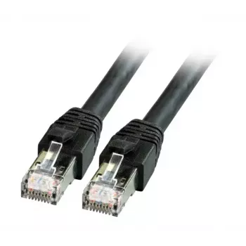Kabel sieciowy EFB Elektronik RJ45 Patchkabel Cat8.1 7.5m Czarny
