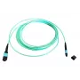 Światłowodowy kabel MTP EFB Elektronik MTPF12MTPFOM3-2-A — OM3, 2 m, 50 µm, Aqua