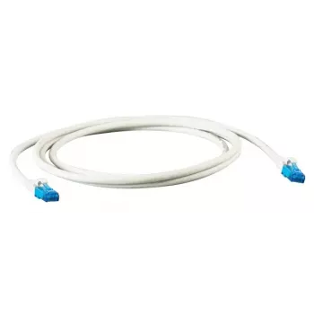 Kabel sieciowy Cat6a U/UTP, EFB Elektronik K8109WS.0, 0,5 m, RJ-45 do RJ-45, pozłacane styki, biały