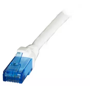 Kabel sieciowy EFB Elektronik K8109WS.1 Cat6a U/UTP (UTP) 1 m, RJ-45 do RJ-45, złote styki, biały