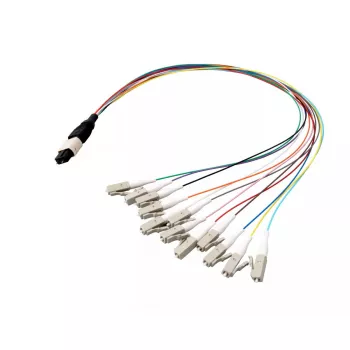 Światłowodowy kabel EFB Elektronik MTPM12LCOM4-0,4 0.4 m MTP do 12×LC OM4 fioletowy