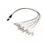 Światłowodowy kabel EFB Elektronik MTPM12LCOM4-0,4 0.4 m MTP do 12×LC OM4 fioletowy