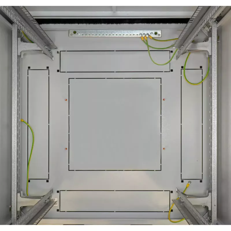 Szafa rack EFB Elektronik PRO-3380GR.G1SV 33U wolnostojąca, IP20, maks. obciążenie 1360 kg, szara