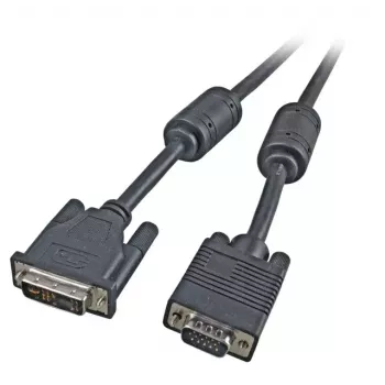 Kabel przejściowy wideo EFB Elektronik K5436.3V2 — 3 m, DVI-A na VGA (D-Sub), czarny