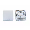 Sieciowa skrzynka przyłączeniowa EFB Elektronik FTTH-BOX-IN-6, obudowa z tworzywa sztucznego, 80×80×28 mm, biała