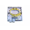 Sieciowa skrzynka przyłączeniowa EFB Elektronik FTTH-BOX-IN-6, obudowa z tworzywa sztucznego, 80×80×28 mm, biała
