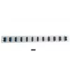 Akcesorium do panelu krosowego EFB Elektronik SB-FP-12SC-D-V-OM3 — montaż w szafie rack 1U, 12 SC, szary, 432×13×43,5 mm