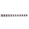 Akcesorium do panelu krosowego EFB Elektronik SB-FP-12SC-D-V-OM3 — montaż w szafie rack 1U, 12 SC, szary, 432×13×43,5 mm