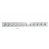 Akcesorium do panelu krosowego EFB Elektronik SB-FP-12SC-S-OM4, montaż w szafie rack 1U, 12 SC OM4, 432×13×43,5 mm, szary