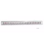 Akcesorium do panelu krosowego EFB Elektronik SB-FP-24SC-S-OM3 — rack 1U, 24 porty SC OM3, szary, 432×13×43,5 mm