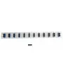 Akcesorium do panelu krosowego EFB Elektronik SB-FP-S-12SC-D-V-OS2 — 1U do montażu w szafie rack, 12 portów światłowodowych SC, 432×13×43,5 mm
