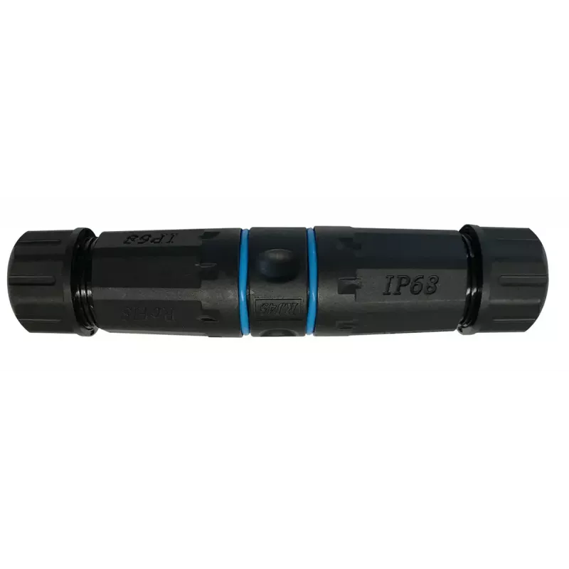 Adapter RJ45 Cat.6 IP68 EFB Elektronik model IP68DFKRJ45WP — wodoodporne złącze Ethernet