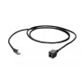 Kabel sieciowy EFB Elektronik K5546SW.10 RJ-45 Cat6a 10 m Czarny