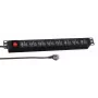 Przedłużacz elektryczny EFB Elektronik EK631USB.1 3 m Wewnętrzny Czarny