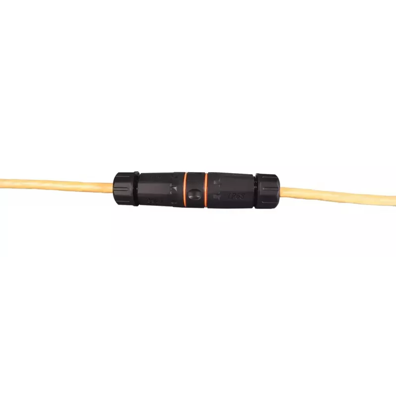 EFB Elektronik IP68DFKRJ456AWP złącze przewodowe 2x RJ-45 czarny