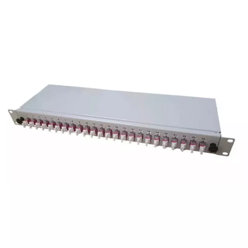 Kaseta splicerska EFB Elektronik B65901.6OM4 — pojemność 6 spawów, szara, wewnętrzna, 482×170×44 mm