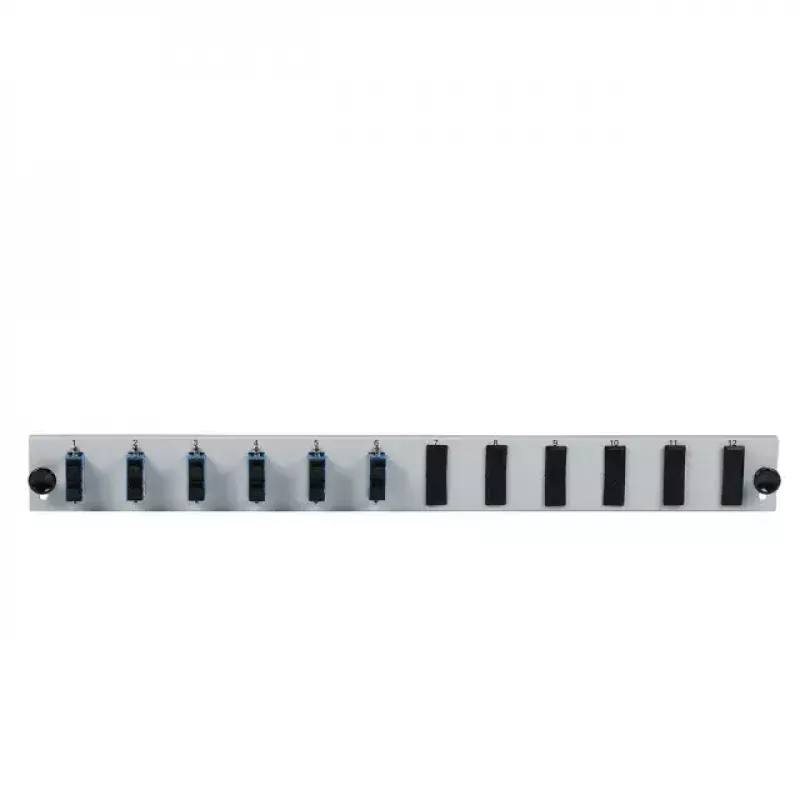 Akcesorium do paneli krosowych EFB Elektronik SB-FP-6SC-D-V-OS2 — 1U rack, 432×13×43,5 mm, szary