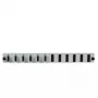 Akcesorium do paneli krosowych EFB Elektronik SB-FP-6SC-D-V-OS2 — 1U rack, 432×13×43,5 mm, szary