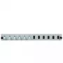 Akcesorium do panelu krosowego EFB Elektronik SB-FP-6SC-S-OS2 — montaż w szafie rack 1U, 432×13×43,5 mm, szary