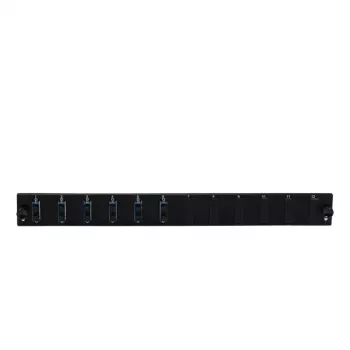 Akcesorium do panelu krosowego EFB Elektronik SB-FP-S-6SC-D-V-OM4, rack 1U, 432×13×43,5 mm, czarny