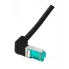 Kabel sieciowy EFB Elektronik MK6001W.0,5B 0.5m Cat6a S/FTP Czarny