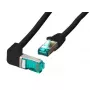 Kabel sieciowy EFB Elektronik MK6001W.0,5B 0.5m Cat6a S/FTP Czarny