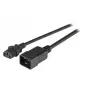 Kabel zasilający EFB Elektronik EK531.3V2, 3 m, wtyk C20 do wtyku C13, 250 V 10 A, czarny