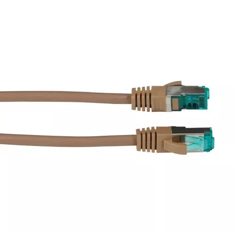 Kabel sieciowy EFB Elektronik MK6001.25BR Cat6a S/FTP (S-STP) 25 m brązowy RJ-45 pozłacane styki