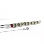 Przedłużacz zasilający EFB Elektronik EK631DE.2GR — kabel 2 m, 8 gniazd AC CEE, do użytku wewnętrznego, szary