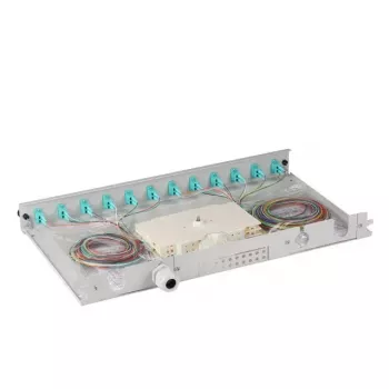 Adapter światłowodowy EFB Elektronik B71901L12OM3 LC Aqua szary Multi-mode