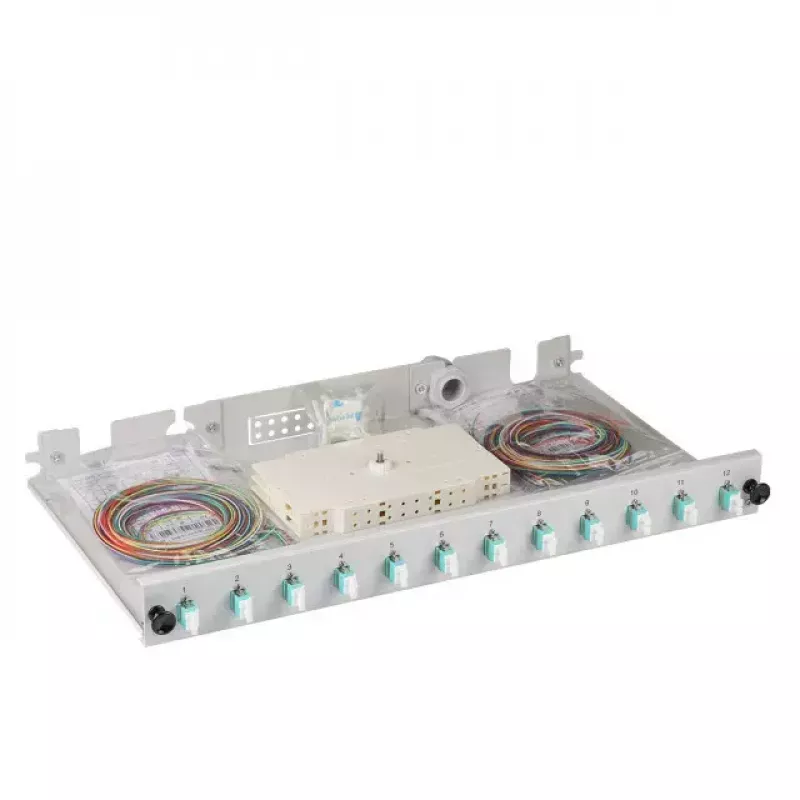 Adapter światłowodowy EFB Elektronik B71901L12OM3 LC Aqua szary Multi-mode