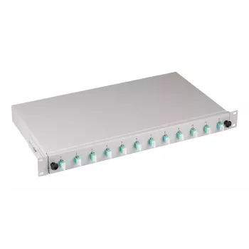 Patch panel EFB Elektronik BA71901L12OM3 1U LC OM3 Szary