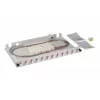 Patch panel EFB Elektronik BA71901L24OM4 1U LC OM4 szary metalowy do montażu w szafie rack