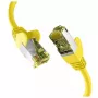 Kabel sieciowy EFB Elektronik EC020200069 10m Cat6a S/FTP Żółty