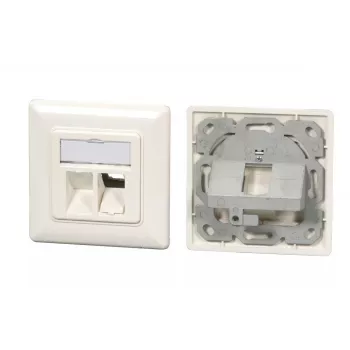 Socket Outlet EFB Elektronik ET-25085V3 2 x RJ-45 biały