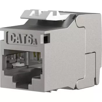 EFB Elektronik RJ45 Keystone Slimline/Shortbody Cat.6A, ekranowany, 29,2 mm, montaż bez użycia narzędzi
