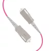Kabel światłowodowy EFB Elektronik O8301S10OM4 4x SC OM4 10 m Beżowy Czarny magenta