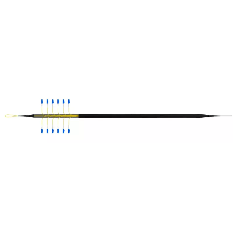 Kabel światłowodowy EFB Elektronik O8342S10OS2 12x LC OS2 10 m Czarny Niebieski Żółty