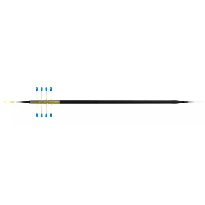 Kabel światłowodowy EFB Elektronik O8321S10OS2 8x SC OS2 10 m Czarny Niebieski Żółty