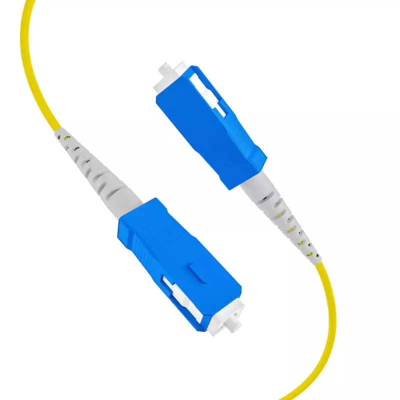 Kabel światłowodowy EFB Elektronik O8321S10OS2 8x SC OS2 10 m Czarny Niebieski Żółty