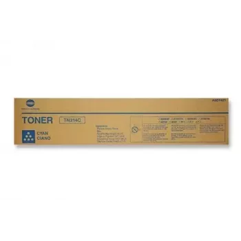 Kaseta z tonerem Konica Minolta TN314C cyjan oryginalna, wydajność 26 000 stron, 1 szt.