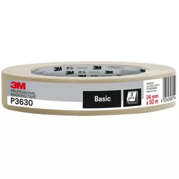 Taśma maskująca 3M Scotch PRO 24 mm x 50 m beżowa — taśma malarska, średnia szerokość