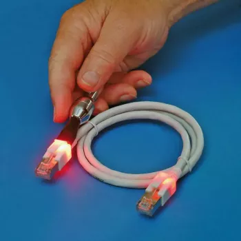 Kabel sieciowy Sacon 442624,7 Czerwony 7 m Cat6a S/FTP