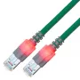 Kabel sieciowy Sacon 442607,700 Turkusowy 7m Cat6 S/FTP