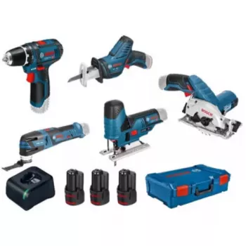 Bosch 0615A0017C 12V bezprzewodowy zestaw 5 narzędzi z XL-Boxx