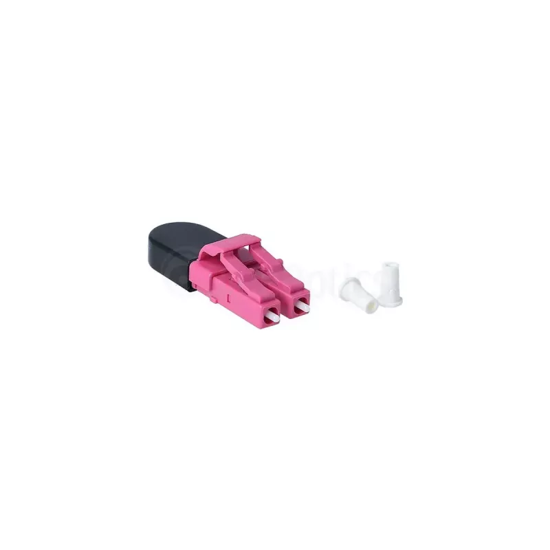 Adapter światłowodowy LC BlueOptics BOLBLCOM4 Czarny Różowy