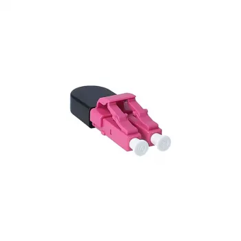 Adapter światłowodowy LC BlueOptics BOLBLCOM4 Czarny Różowy